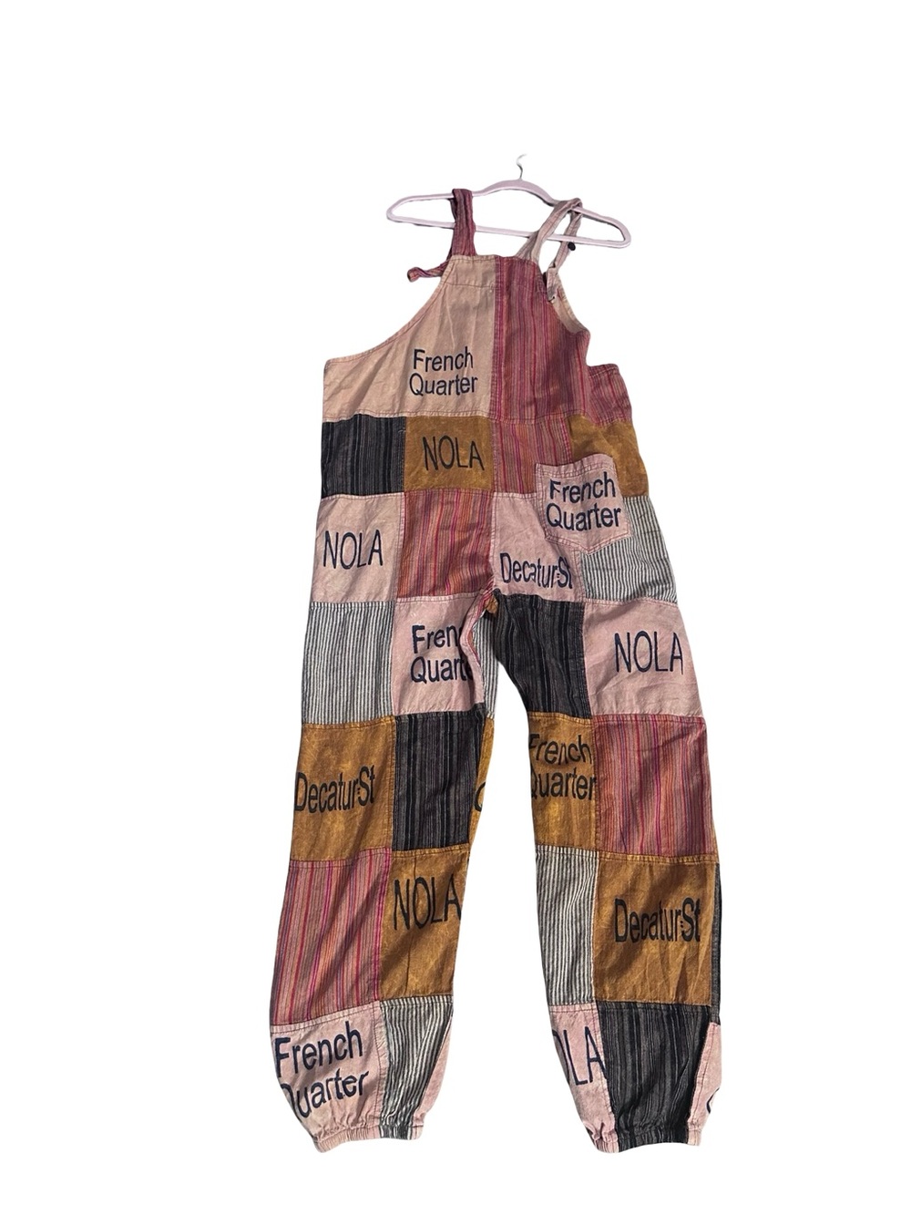 Rising International Patchwork New Orleans Graphic Jumpsuit - Picture 8 of 11